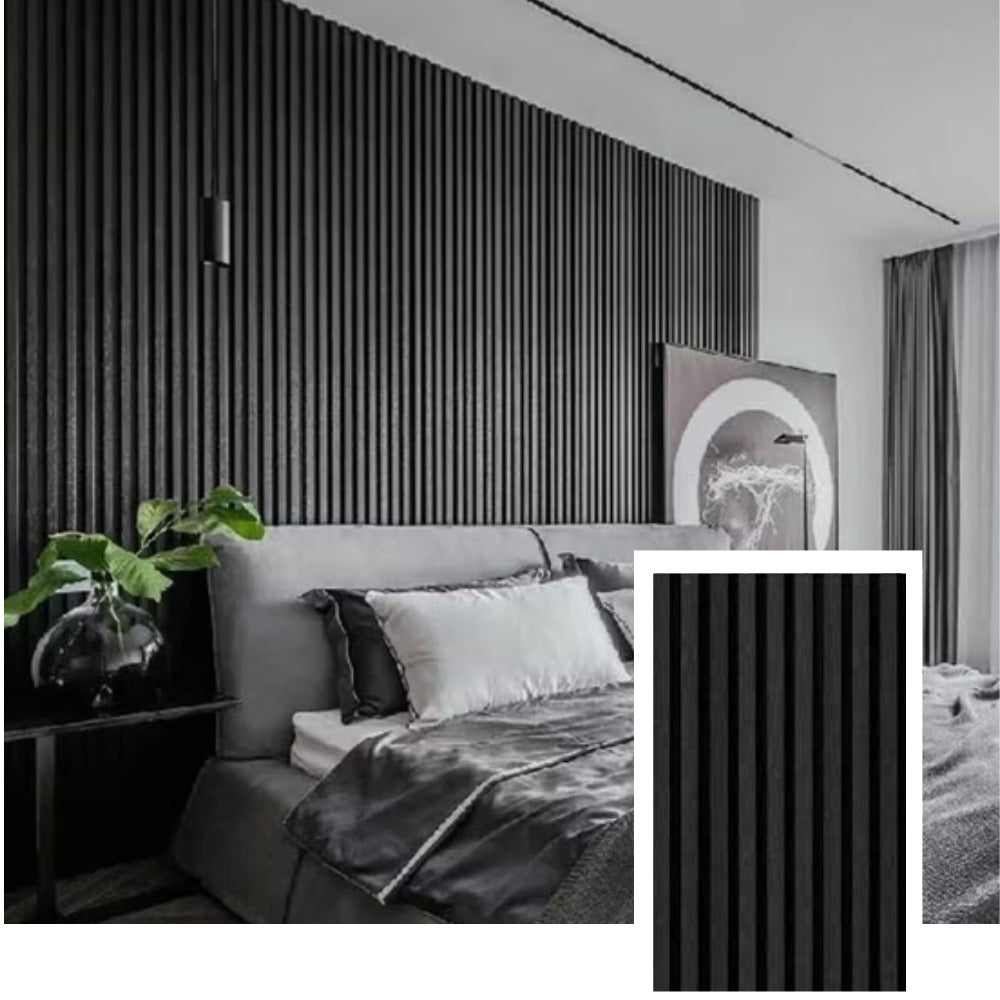 AcoustiLine™ Präzisions-Akustiklamellenplatte – Smoked Oak (2,7 m × 1,10 m)