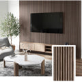 AcoustiLine™ Präzisions-Akustiklamellenplatte – Smoked Oak (2,7 m × 1,10 m)